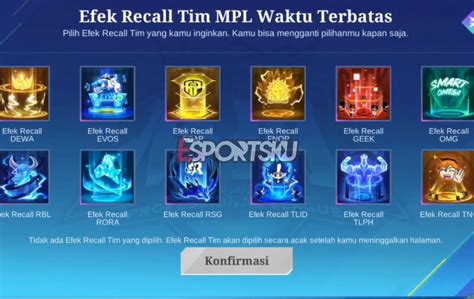 Hs DaLaM PACARan AdalaH tante ML 57 Hal yang event terbatas hari ini image 2