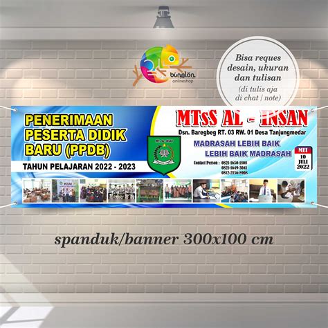 Banner Penerimaan Siswa Baru bebas iklan subwoofer 298 watt jeep ekstrem image 1